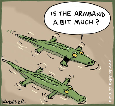 kudelka crocodile hunter cartoon